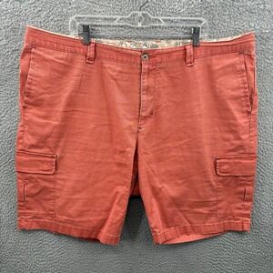Tommy Bahama Shorts Mens 44 Desert Red Coastal Key Cargo Short Stretch 9 Inseam